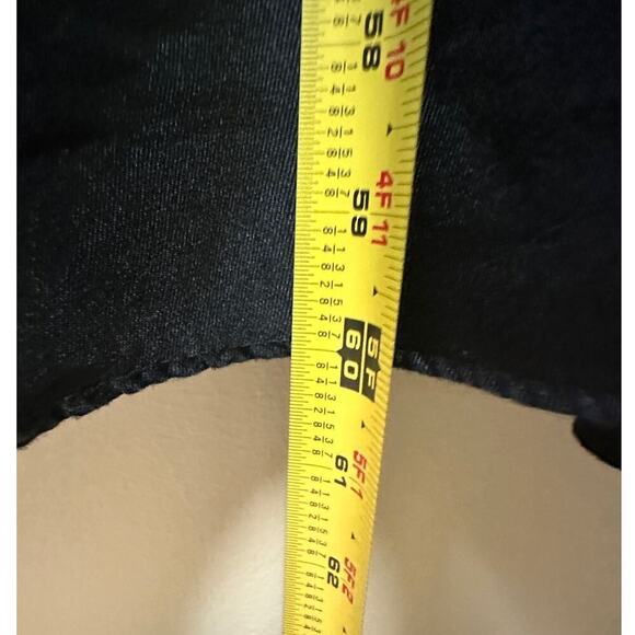 Badgley Mischka Navy Blue Black Wedding High Low Gown Dress Size 10 Flawed - Picture 14 of 16